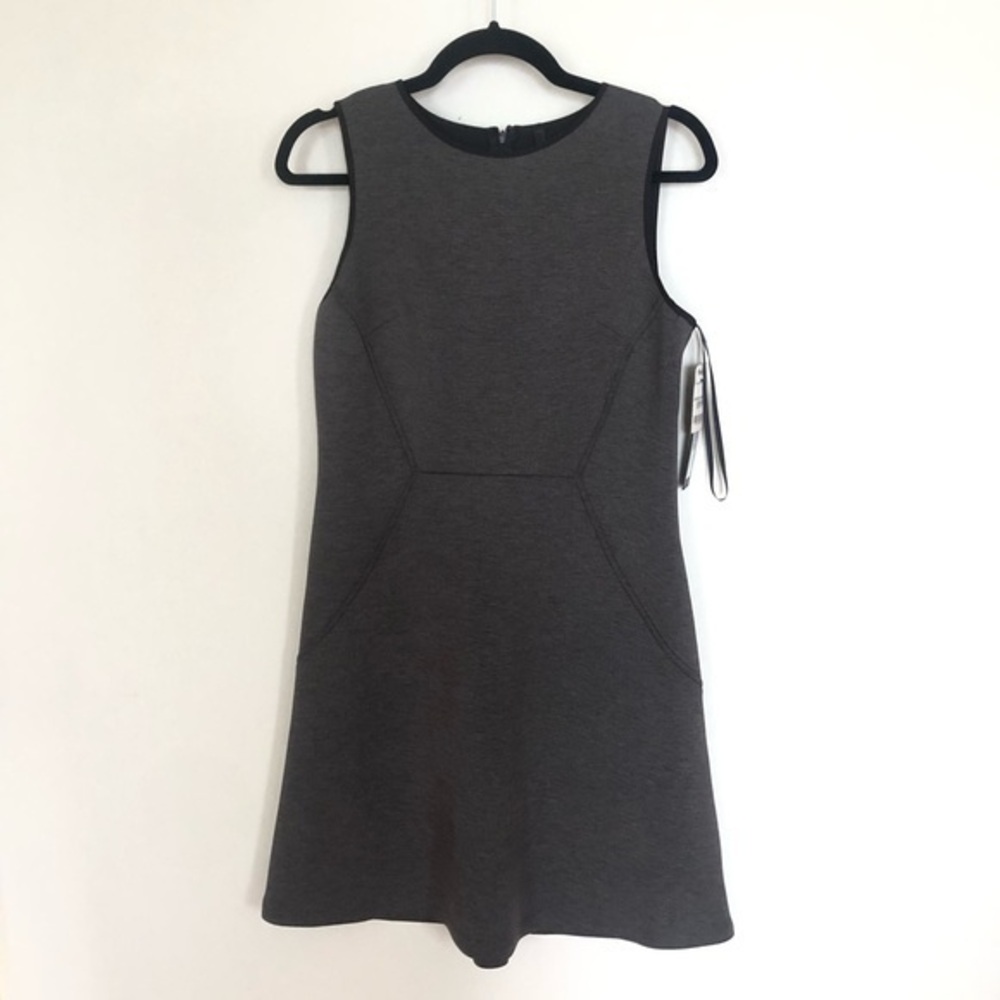 Marc New York Grey Heathered Career Sheath Dress 8